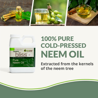Neem Bliss 16 oz - Pure Cold-Pressed Neem Oil Concentrate | Unrefined