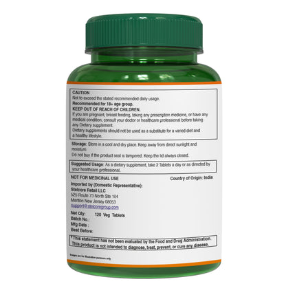 Pure Nutrition Organic Shatavari Tablets – 1200mg, 120 ct | USDA Organic
