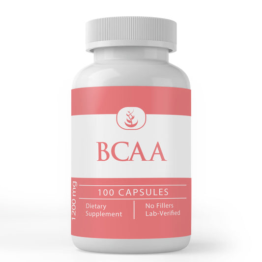 Pure Original Ingredients BCAA – 100 Capsules | Lab Verified, No Additives BritishVita | Premium UK Vitamins & Wellness Supplements