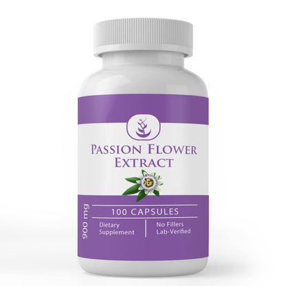 PURE ORIGINAL INGREDIENTS Passion Flower Extract - 100 Capsules | Always Pure, No Additives or Fillers | Lab Verified