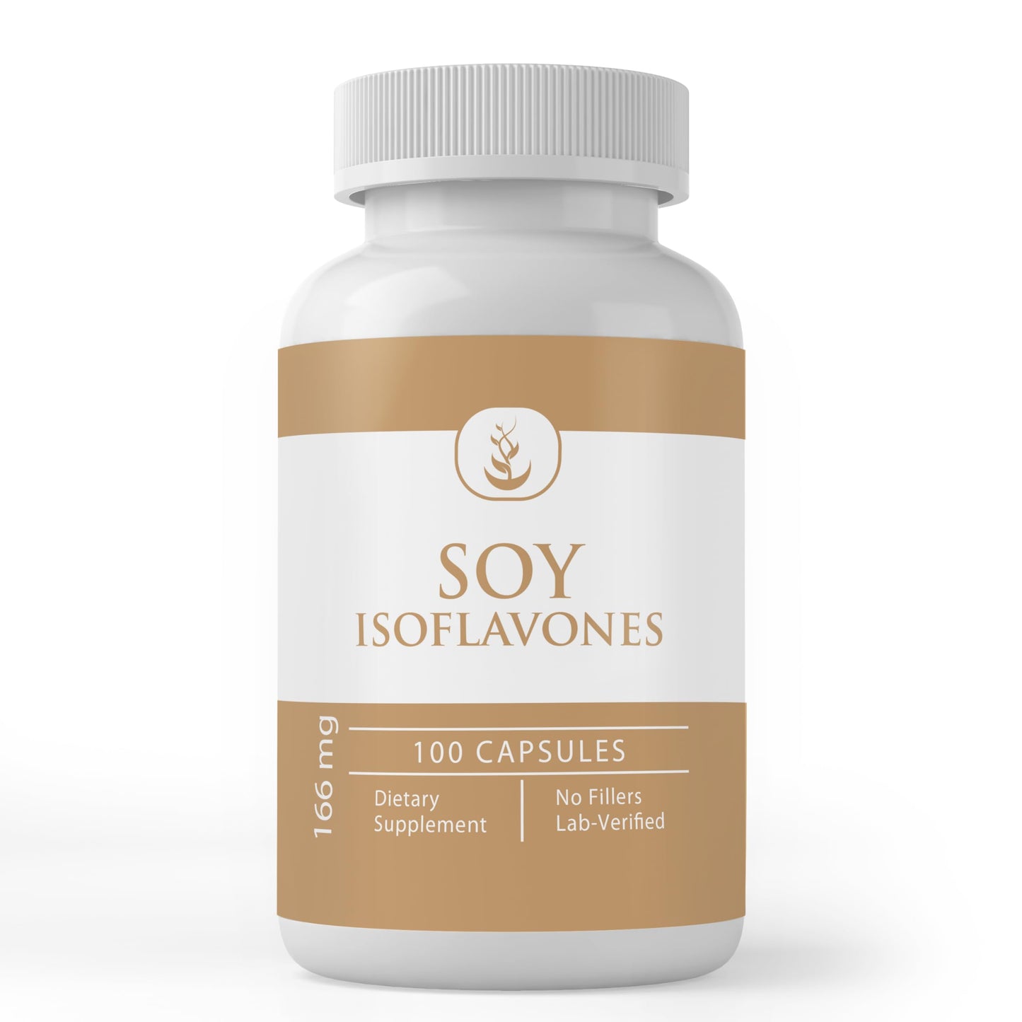 Pure Original Soy Isoflavones - 100 Capsules | No Additives, Lab Verified