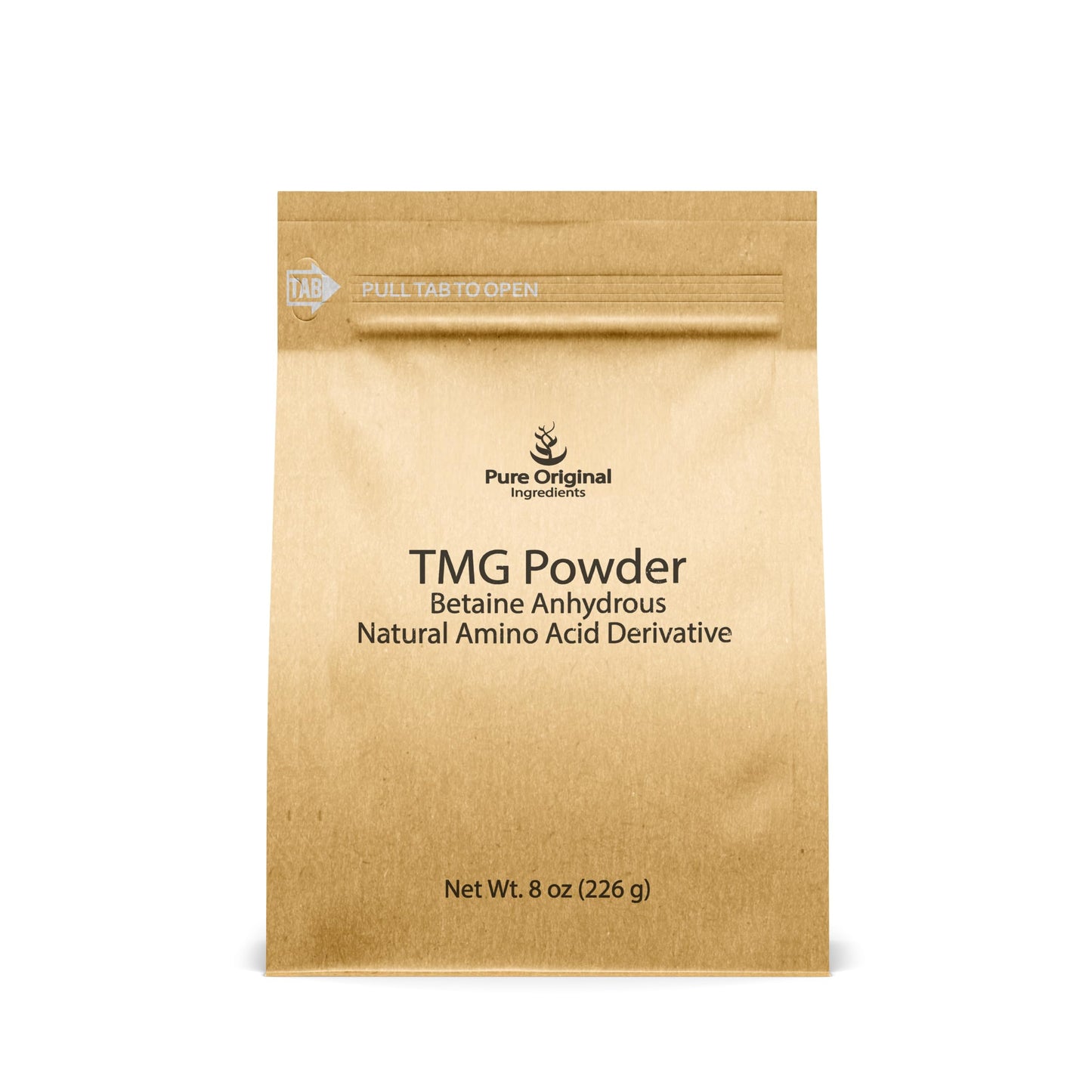 PURE ORIGINAL INGREDIENTS TMG Powder – Trimethylglycine (TMG), Vegan & Gluten Free, 8 oz