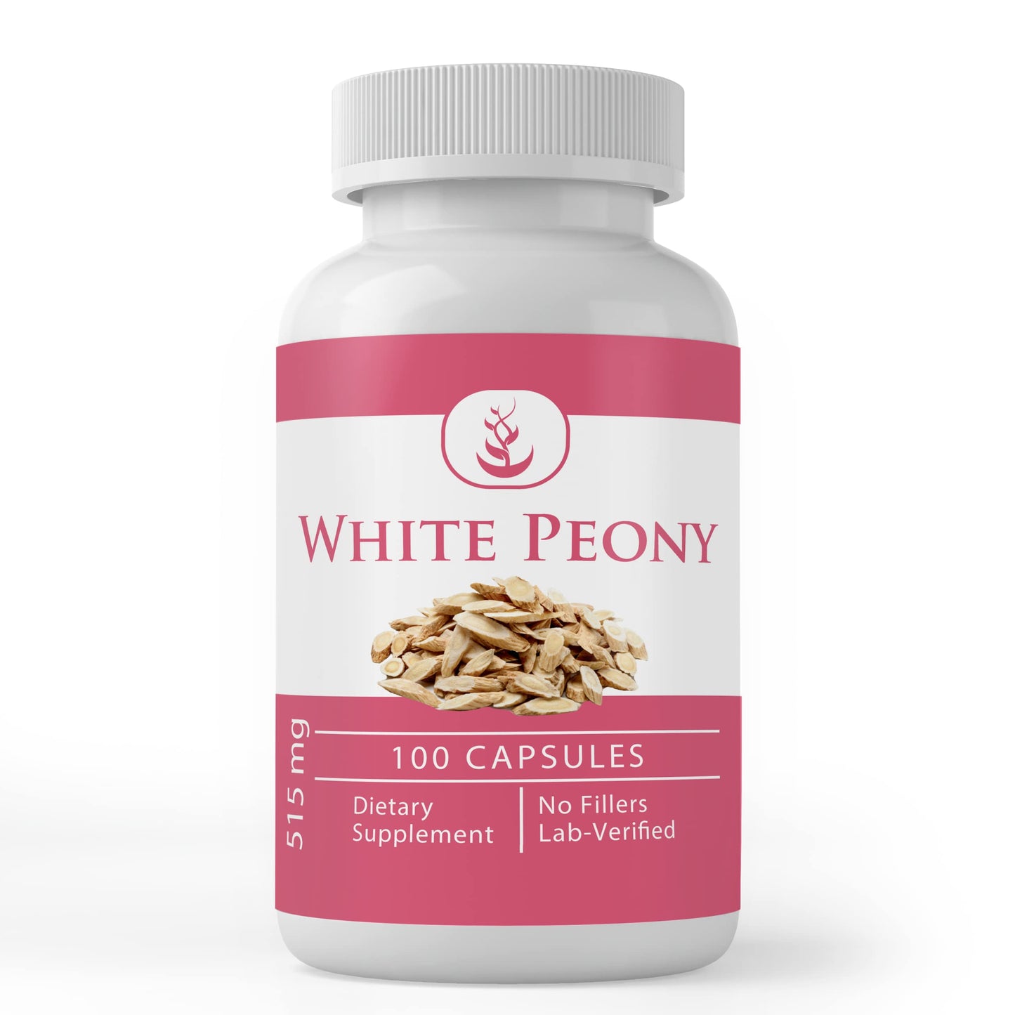 PURE ORIGINAL INGREDIENTS White Peony Capsules – 100 Count, Lab Verified