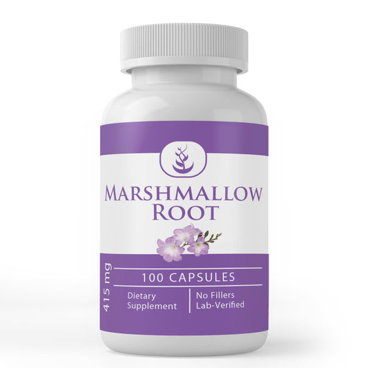Pure Marshmallow Root Capsules – 100 Count, Always Pure, No Additives, Lab Verified BritishVita | Premium UK Vitamins & Wellness Supplements