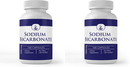 Pure Original Ingredients Sodium Bicarbonate (100 Capsules) Always Pure (Pack of 2) | 50 Day Supply