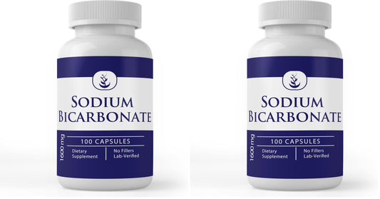 Pure Original Ingredients Sodium Bicarbonate (100 Capsules) Always Pure (Pack of 2) | 50 Day Supply BritishVita | Premium UK Vitamins & Wellness Supplements