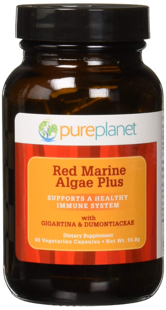 Pure Planet - Red Marine Algae Plus - 90 VegCaps BritishVita | Premium UK Vitamins & Wellness Supplements