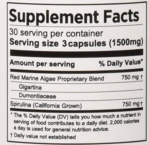 Pure Planet - Red Marine Algae Plus - 90 VegCaps