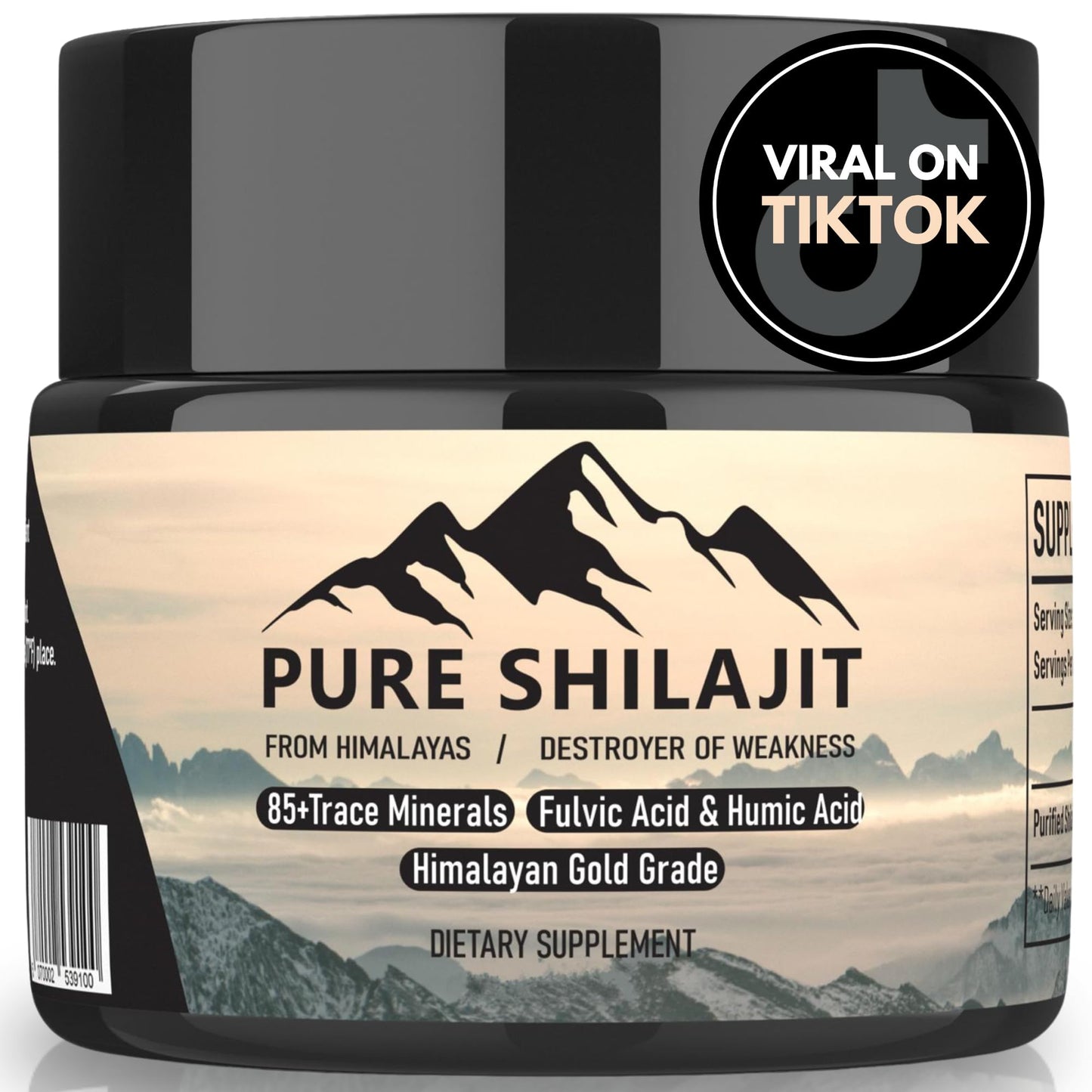 Pure Shilajit Himalayan Resin – Organic 85+ Minerals, Energy & Immunity (30g)