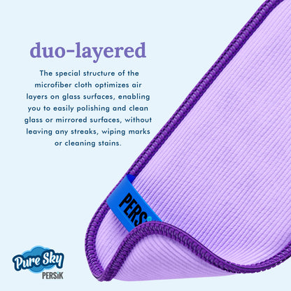 Pure-Sky Eyeglass Cleaner Cloth – 5 Pack, Streak-Free Ultra Microfiber Wipes