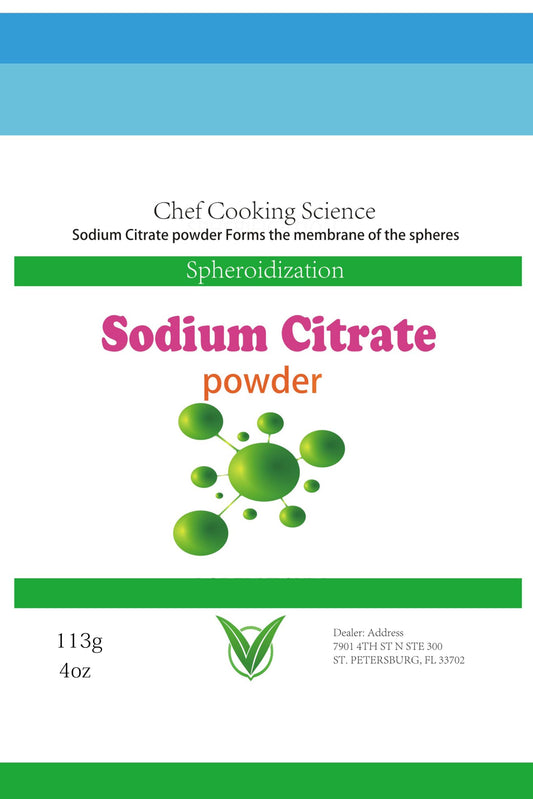 Pure Sodium Citrate ⊘ Non-GMO | Gluten-Free Vegan (Molecular Gastronomy) - 113g / 4oz BritishVita | Premium UK Vitamins & Wellness Supplements