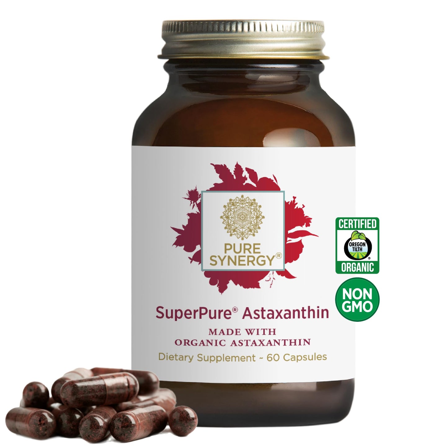 PURE SYNERGY SuperPure Astaxanthin Extract – Organic Algae Astaxanthin