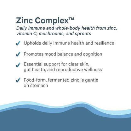 Pure Synergy Zinc Complex – Immune Support, Vegan Zinc with Vitamin C (60 Capsules)