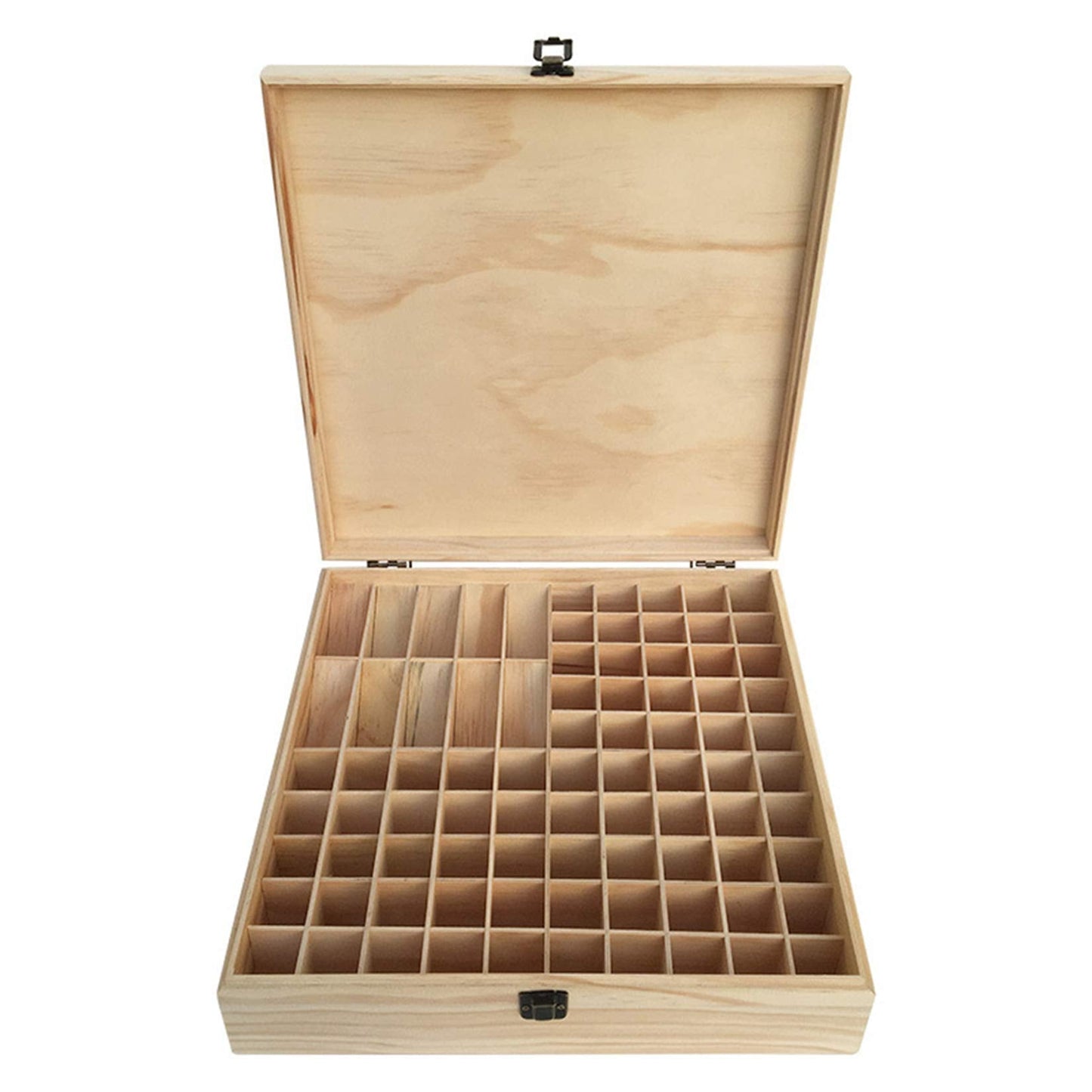 Pure Vie Wooden Essential Oil Storage Box – 85 Bottles (5–20ml) | Aromatherapy Organizer