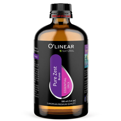 Pure Zest Love Essential Oil Blend - Natural Aromatherapy Candle Making Blend with Lavender, Jasmine, Vanilla, Ylang Ylang - Love Potion Essential Oil for Romantic Room Essentials and Scent Diffuser