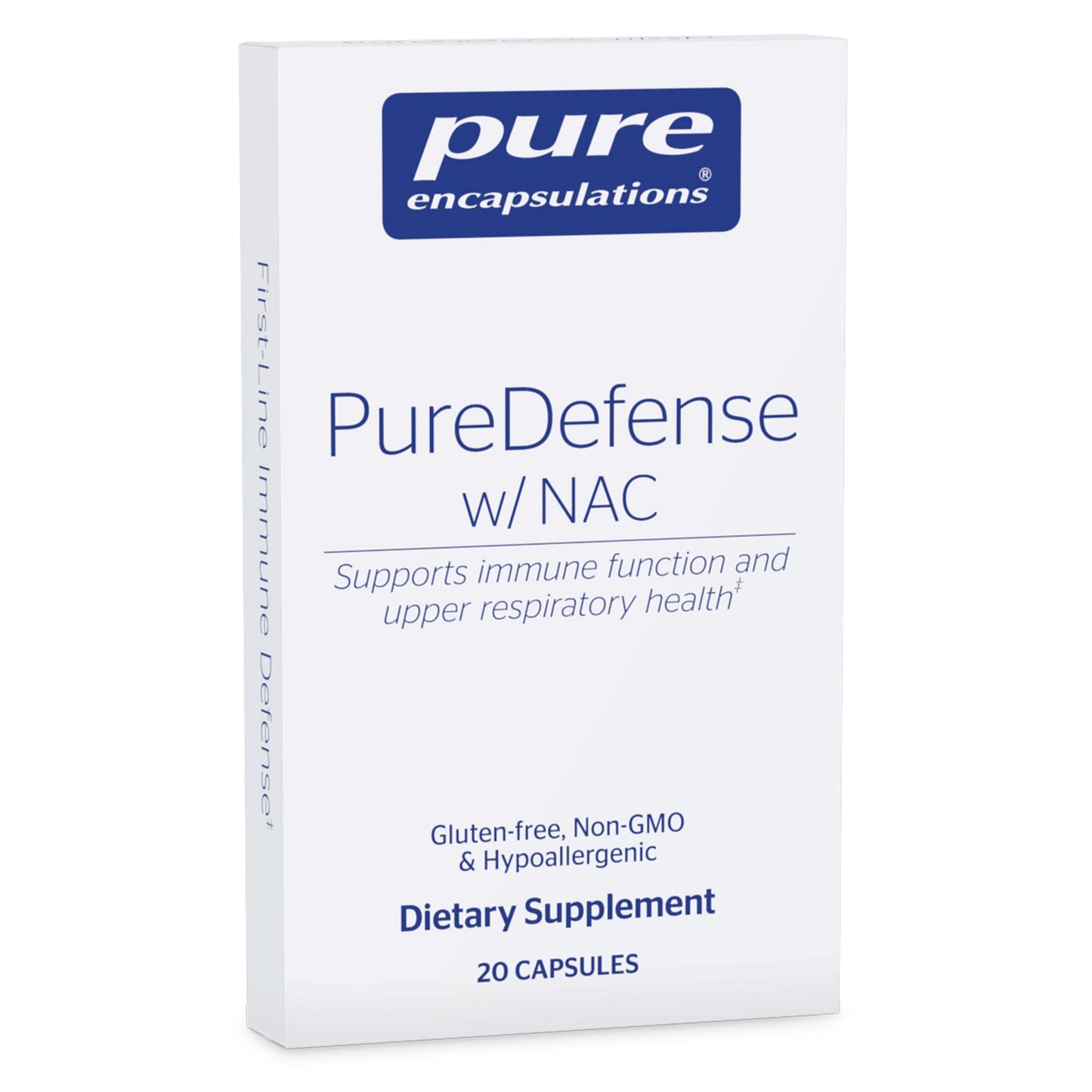 PureDefense with NAC | Pure Encapsulations | Immune & Respiratory Support | 20 Capsules