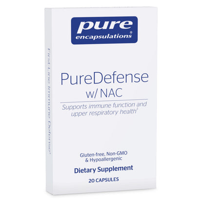 PureDefense with NAC | Pure Encapsulations | Immune & Respiratory Support | 20 Capsules