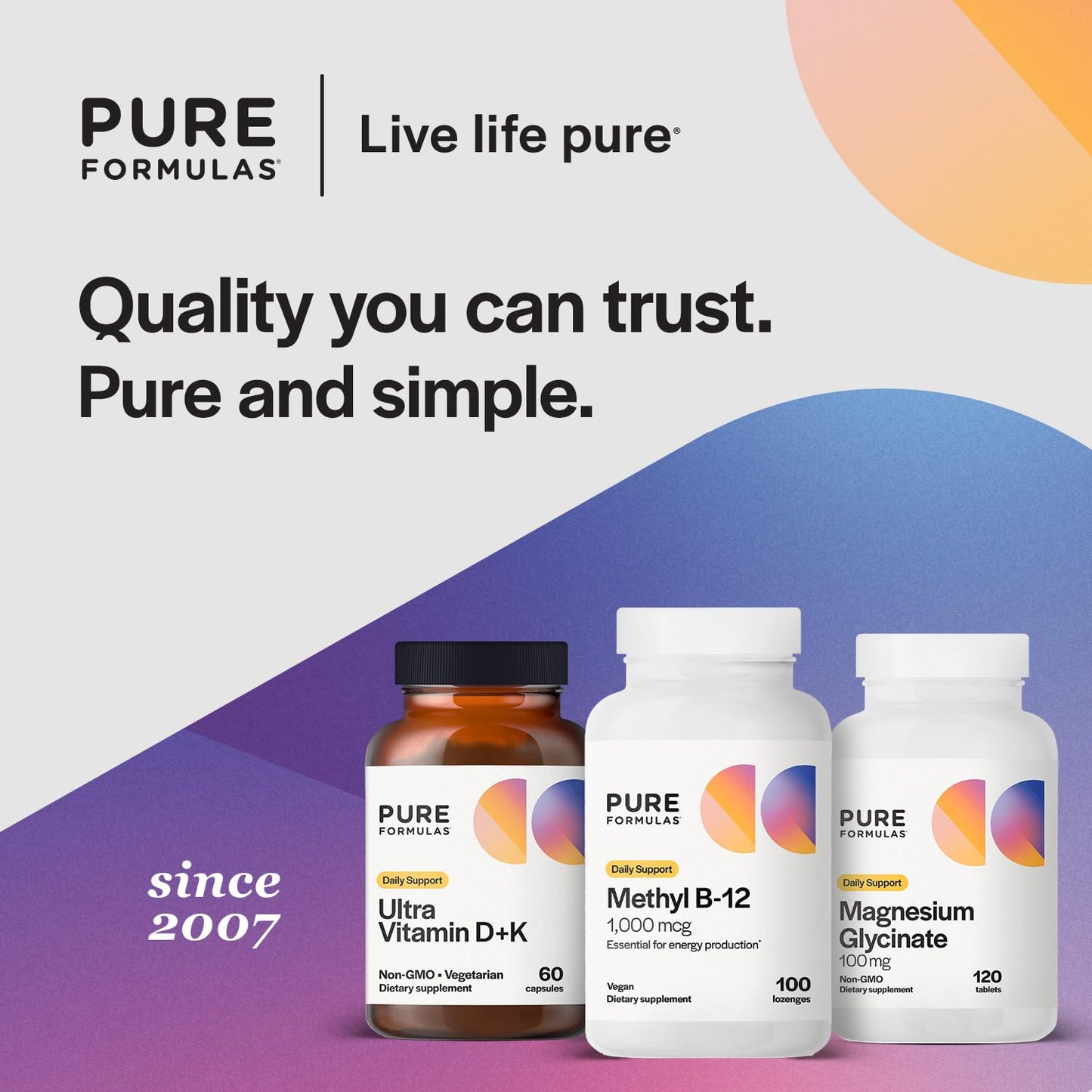 PureFormulas Methyl B-12 1000 mg - 100 Lozenges | Vitamin B12 Methylcobalamin
