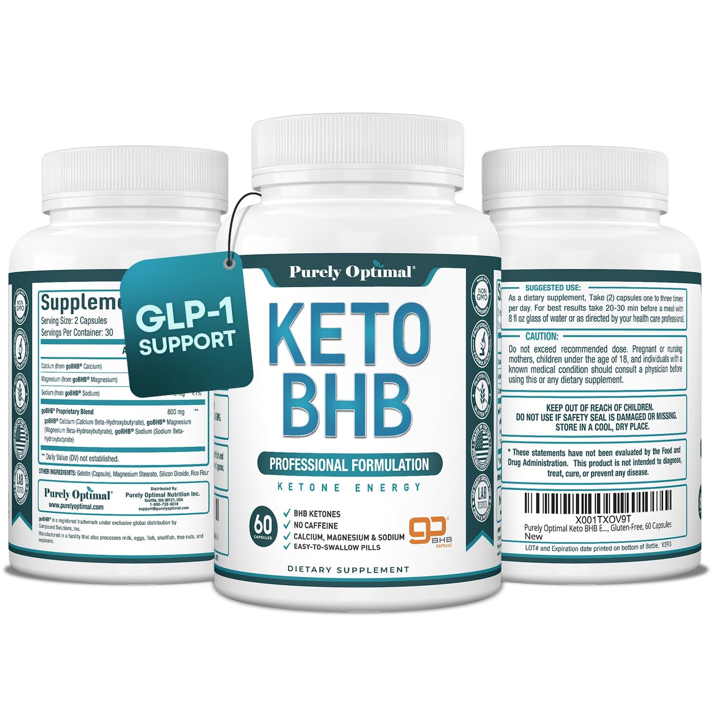 Purely Optimal Keto BHB Capsules – Ketosis & Energy Support