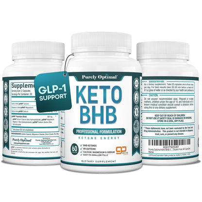 Purely Optimal Keto BHB Capsules – Ketosis & Energy Support