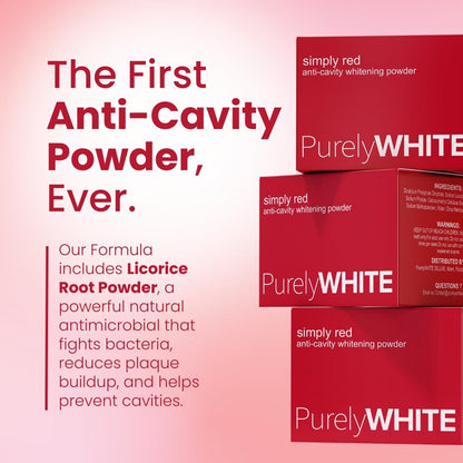PurelyWHITE DELUXE Anti-Cavity Whitening Powder – Fluoride-Free nHA Enamel-Safe Whitening