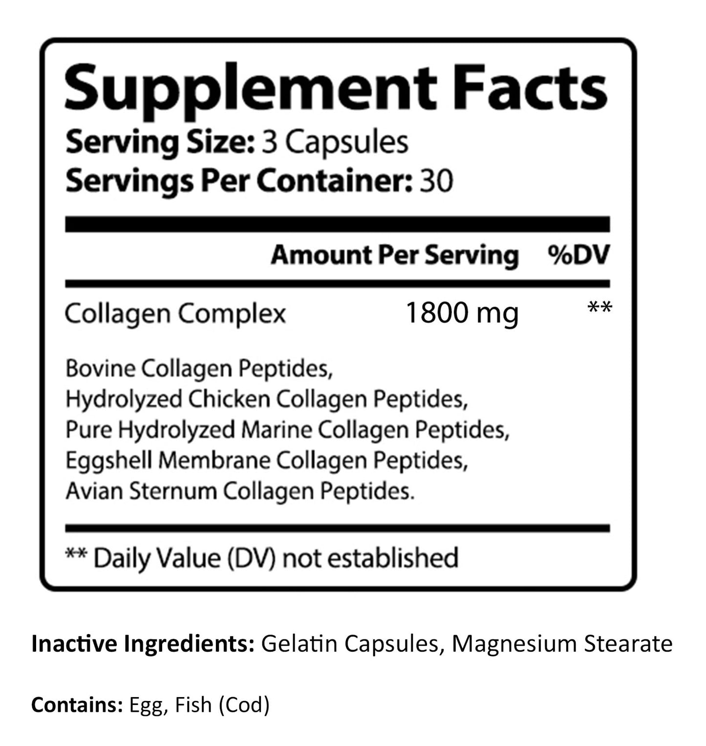PureNature Collagen Ultra - Multi-Source Hydrolyzed Collagen 90 Caps