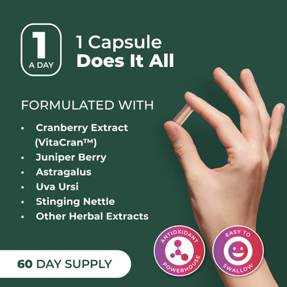 PurePremium Kidney Support – Cranberry & Astragalus (21-in-1)