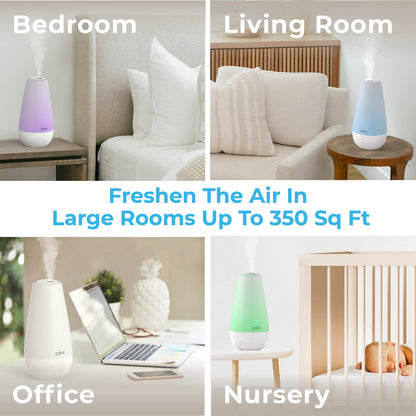PureSpa XL 3-in-1 Humidifier, Diffuser & Mood Light – 2L, 350 sq ft