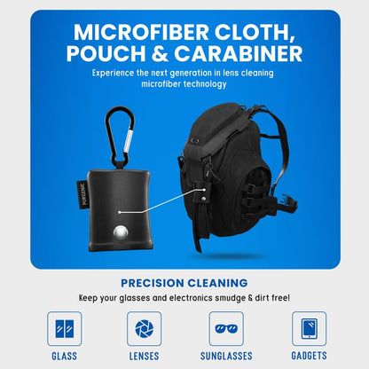 Purgenic Microfiber Cloths & Glasses Wipes (6 Pack) – Lens & Screen Cleaning Kit