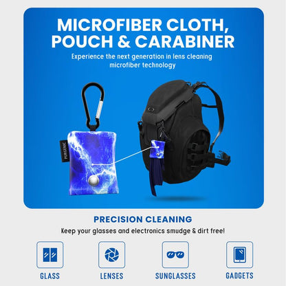 Purgenic Microfiber Cloth & Glasses Wipes (6 Pack) – Lens & Screen Cleaner