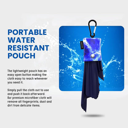 Purgenic Microfiber Cloth & Glasses Wipes (6 Pack) – Lens & Screen Cleaner