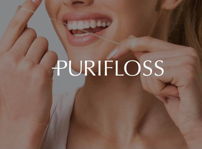 PURIFLOSS Premium Expanding Woven Dental Floss – PFAS & PTFE Free – Mint & Strawberry Sampler Kit
