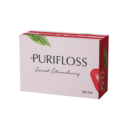 PURIFLOSS Premium Expanding Woven Dental Floss – PFAS & PTFE Free – Mint & Strawberry Sampler Kit