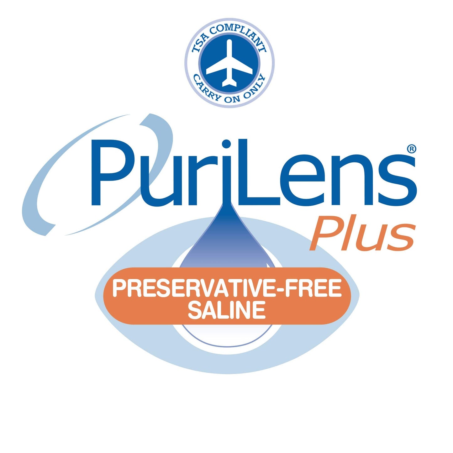 Purilens Plus Preservative-Free Contact Lens Saline 120ml (4 fl oz) – 3 Pack