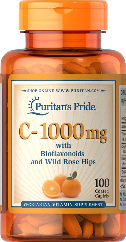 Puritan's Pride 1000 mg Vitamin C 100 Count – Discontinued
