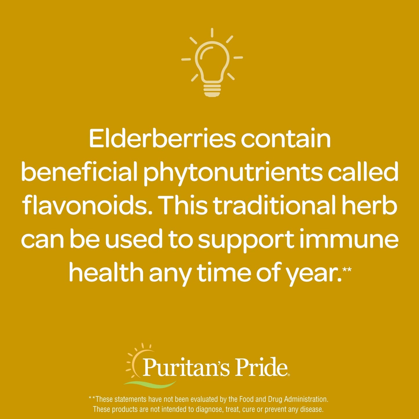 Puritan's Pride Elderberry Gummies with Vitamin C, D & Zinc – 70 Count (Discontinued)