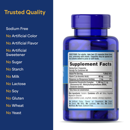 Puritan's Pride Glucosamine Chondroitin Complex – Joint Health, 120 Caps