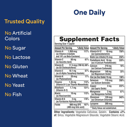 Puritan's Pride One Daily Men's Multivitamin - 100 Caplets