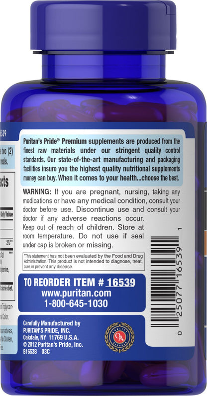 Puritans Pride Neuro-PS Phosphatidylserine - 60ct - White