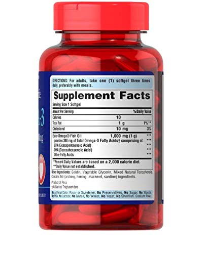 Puritans Pride Omega-3 Fish Oil 1000 mg, 100 Count — Discontinued by Manufacturer