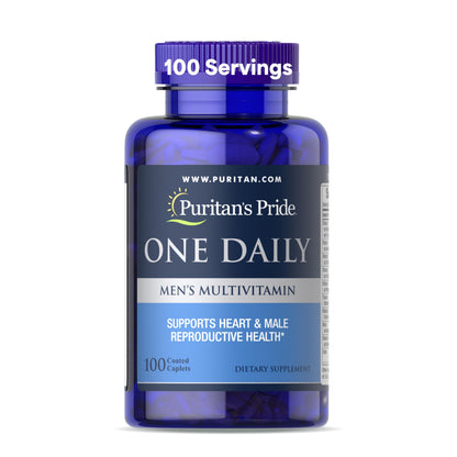 Puritan's Pride One Daily Men's Multivitamin - 100 Caplets