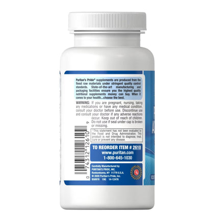 Puritan's Pride Probiotic Acidophilus Tablets – White, 100 Count (3-Month Supply)