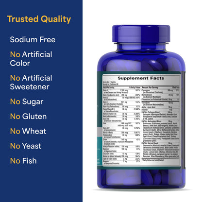 Puritan's Pride Ultra Woman 50+ Multivitamin – 120 Count, 2-Month Supply