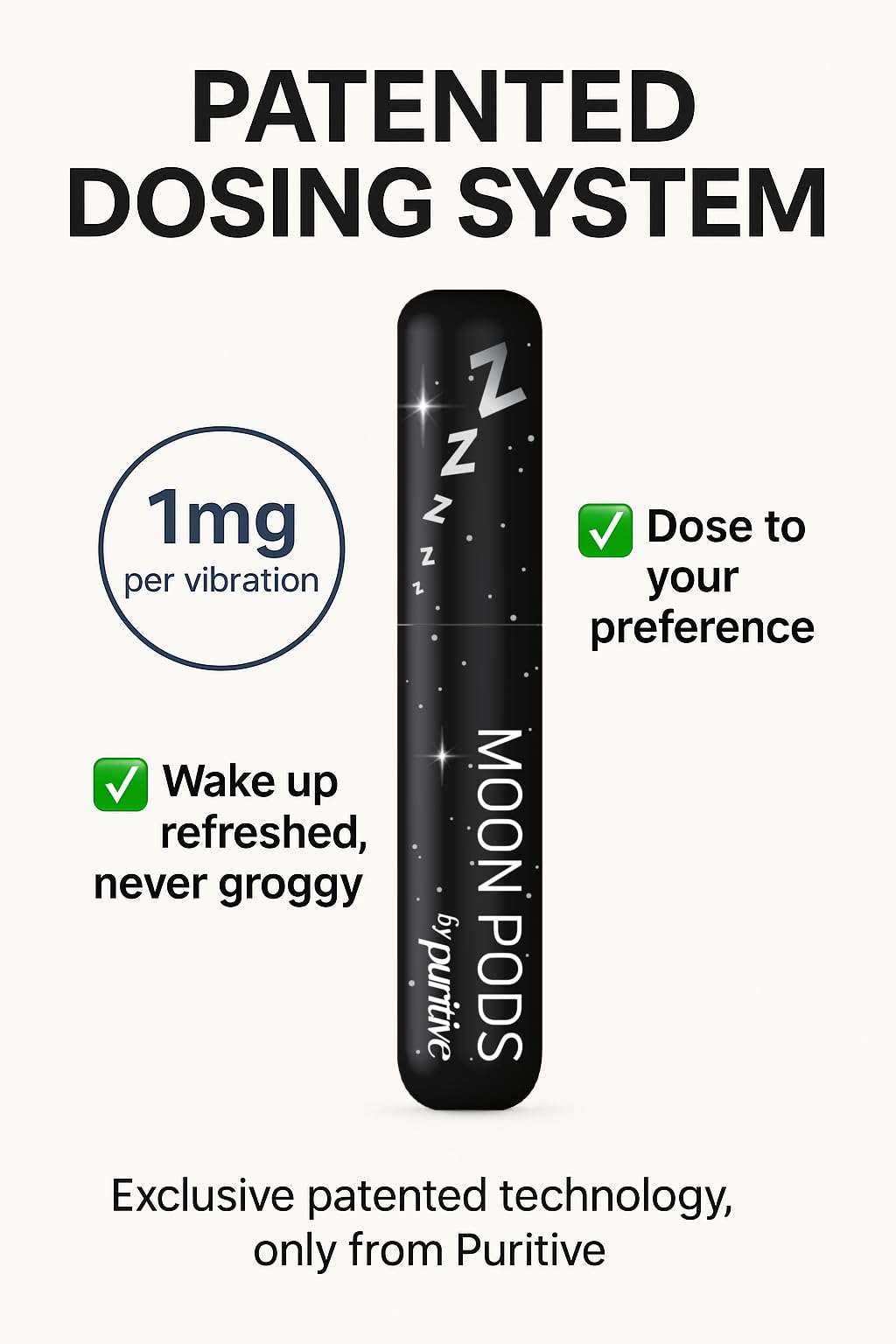 Puritive Melatonin Diffuser for Sleep Support – Natural Sleep Aid & Stress Relief
