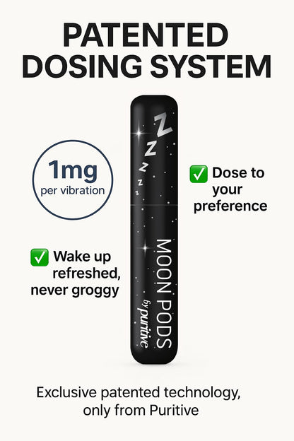 Puritive Melatonin Diffuser for Sleep Support – Natural Sleep Aid & Stress Relief