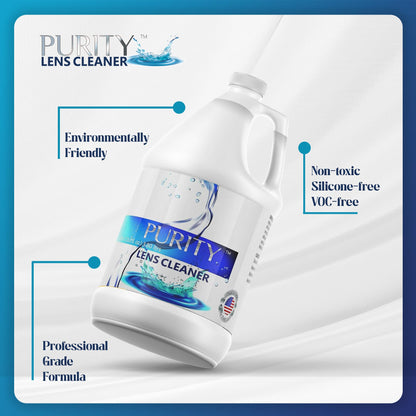 Purity Eye Glasses Lens Cleaner - 1gal Refill | Safe for All Lenses, AR Coated Included | Made in USA