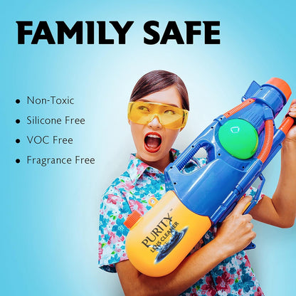 Purity Eyeglass Cleaner Family Pack – Multi-Size Lens Care Kit (1oz, 2oz, 4oz, 8oz)