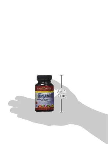 Purity Krill Omega 50 – Krill & Fish Oil Blend, Astaxanthin, Phospholipids, Vitamin D 500 IU | 60 Mini Softgels