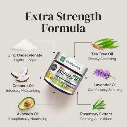 Puriya Clinically Proven Antifungal Cream for Skin Fungus – Extra-Strength Athlete's Foot, Jock Itch, Ringworm Treatment