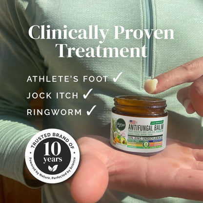 Puriya Clinically Proven Antifungal Cream for Skin Fungus – Extra-Strength Athlete's Foot, Jock Itch, Ringworm Treatment